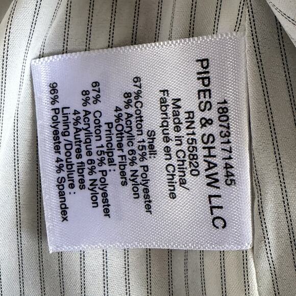 Veronica Beard Theron Fringed Double Breasted Tweed Blazer Brown Multi Jacket - Picture 7 of 7